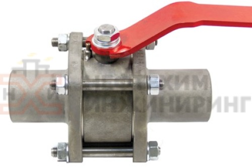 Кран шаровой разборный проходной полнопроходной муфтовый ручной КШ-Р.П.ПП.М.Р.НХИ.065.016.03.УХЛ1 DN 65 PN 1,6 МПа, корпус ст. 12Х18Н10Т, класс герметичности «А» по ГОСТ 9544-2015