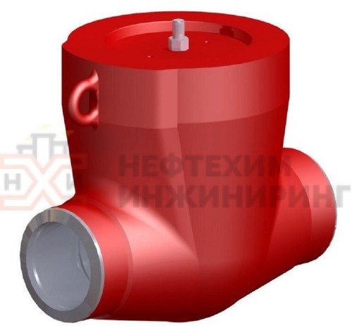 Клапан (затвор) обратный под приварку 4с-3-2 DN 100 PN 10,0 МПа Т250 °С, корпус ст. 25Л