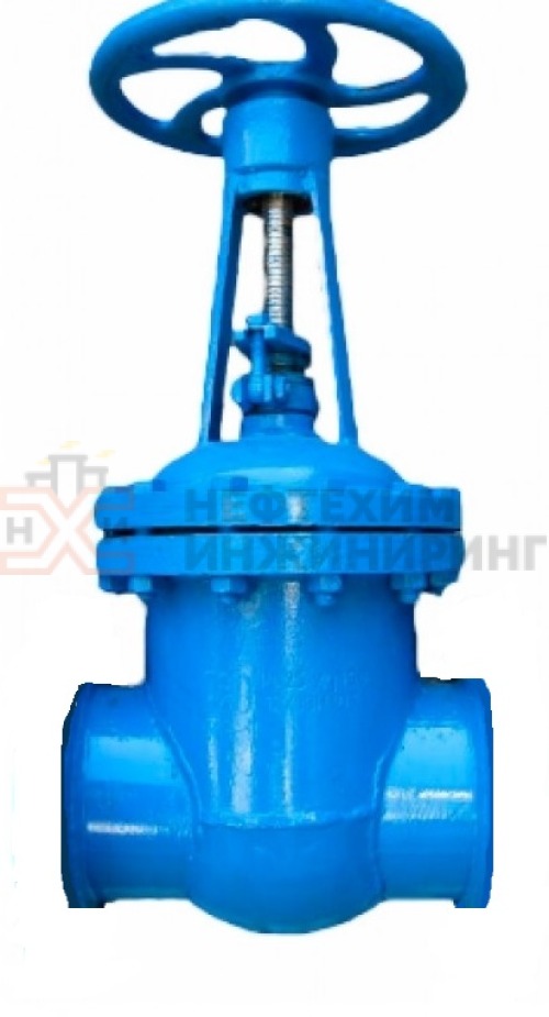 Задвижка клиновая штампосварная с выдвижным шпинделем под приварку ручная 30нж65нж DN 150 PN 2,5 МПа УХЛ1, корпус ст. 12Х18Н10Т, класс герметичности «В» по ГОСТ 9544-2015