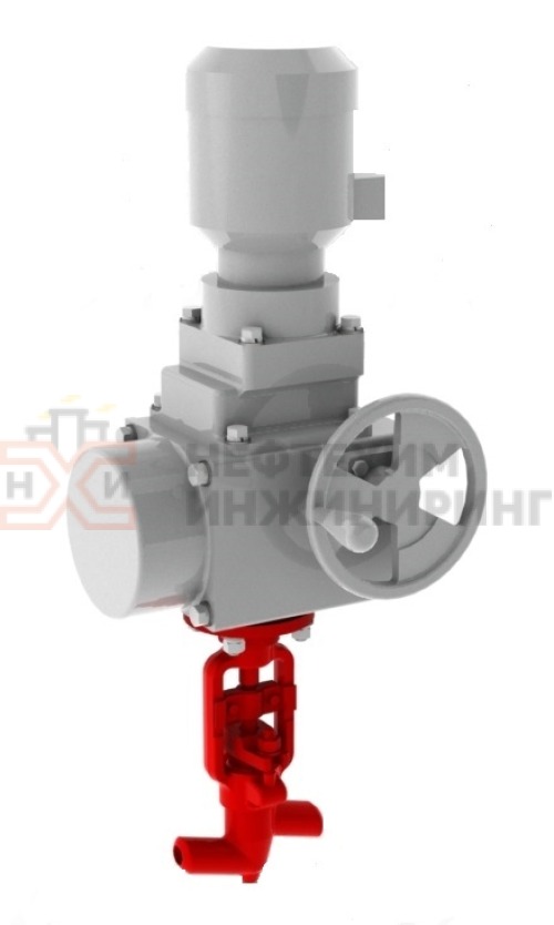Клапан регулирующий под приварку с электроприводом (ПЭМ-А29У) 10с-3-3Э DN 50 PN 6,3 МПа Т425 °С, корпус ст. 20