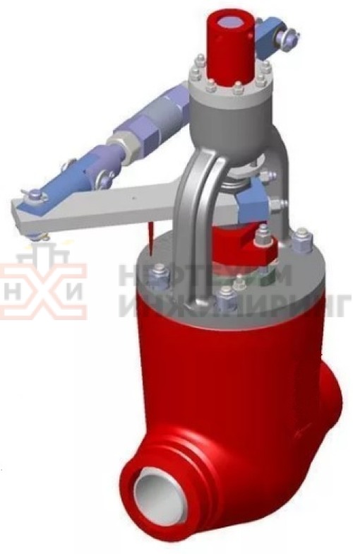 Клапан регулирующий под приварку с электроприводом (МЭО-1600/25-0,25У-96К) 1416-175-Р-02 DN 175 PN 23,5 МПа Т250 °С, корпус ст. 15ГС