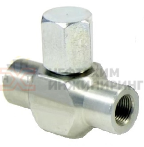 Клапан обратный подъемный муфтовый 16с48нж DN 40 PN 40,0 МПа У1, корпус ст. 20, класс герметичности «В» по ГОСТ 9544-2015