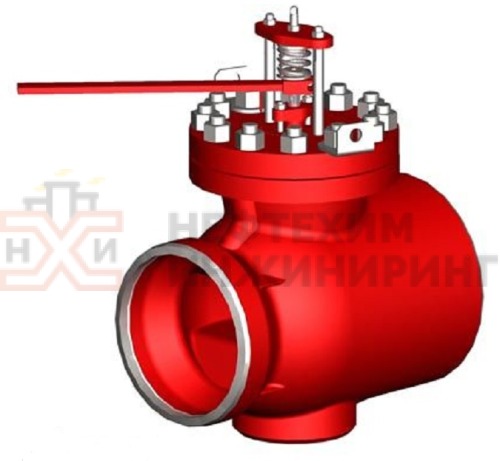 Клапан регулирующий под приварку ручной 6с-12-1-2 DN 50 PN 6,3 МПа Т425 °С, корпус ст. 25Л