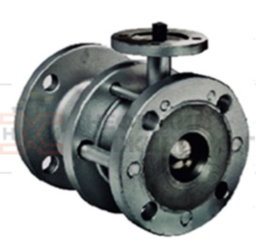 Кран шаровой разборный проходной полнопроходной фланцевый под электропривод КШ-Р.П.ПП.Ф.ЭП.НХИ.080.160.02.ХЛ1 DN 80 PN 16,0 МПа, корпус ст. 09Г2С, класс герметичности «А» по ГОСТ 9544-2015