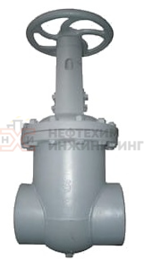 Задвижка клиновая штампосварная с выдвижным шпинделем под приварку ручная 30с65нж DN 300 PN 2,5 МПа У1, корпус ст. 20, класс герметичности «В» по ГОСТ 9544-2015