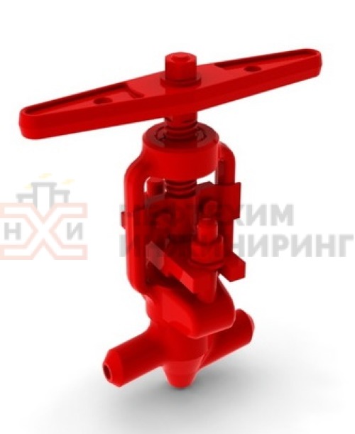 Клапан (вентиль) запорный под приварку ручной 1с-11-2 DN 15 PN 10,0 МПа Т450 °С, корпус ст. 20