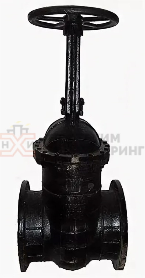 Задвижка параллельная литая с выдвижным шпинделем фланцевая ручная 30ч6бр DN 125 PN 1,6 МПа У3, корпус чугун, класс герметичности «D» по ГОСТ 9544-2015