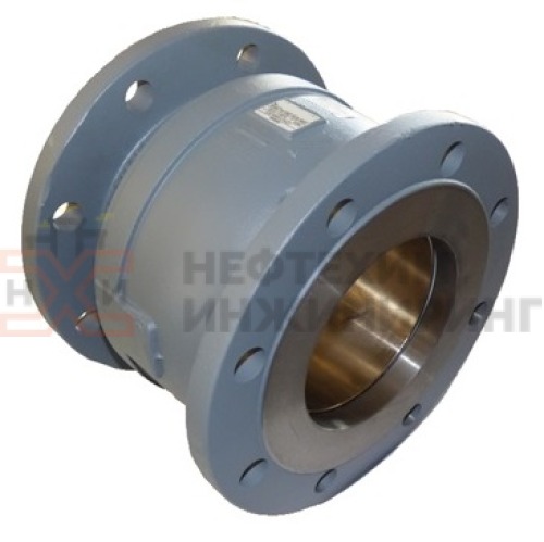 Клапан обратный поворотный фланцевый 19с16нж DN 350 PN 1,6 МПа У1, корпус ст. 20