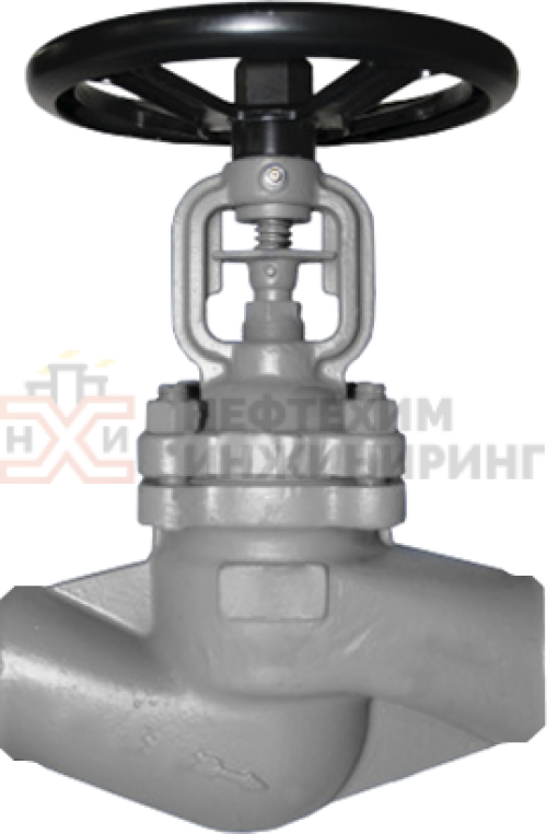 Клапан запорный сильфонный под приварку ручной 15с66нж DN 65 PN 4,0 МПа У1, корпус ст. 25Л, класс герметичности «А» по ГОСТ 9544-2015