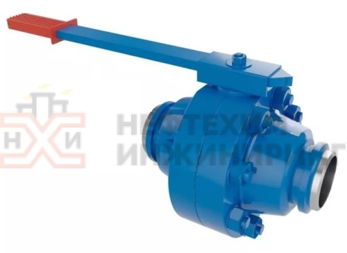 Кран шаровой полнопроходной под приварку ручной 11лс60п3 DN 200 PN 10,0 МПа ХЛ1, корпус ст. 09Г2С, класс герметичности «А» по ГОСТ 9544-2015 (газ)