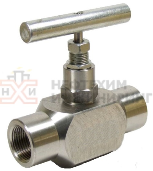 Клапан запорный сальниковый муфтовый ручной 15с68нж DN 32 PN 40,0 МПа У1, корпус ст. 20, класс герметичности «А» по ГОСТ 9544-2015