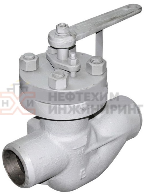 Клапан регулирующий под приварку ручной Т-36б DN 150 PN 6,4 МПа Т300 °С, корпус ст. 25Л