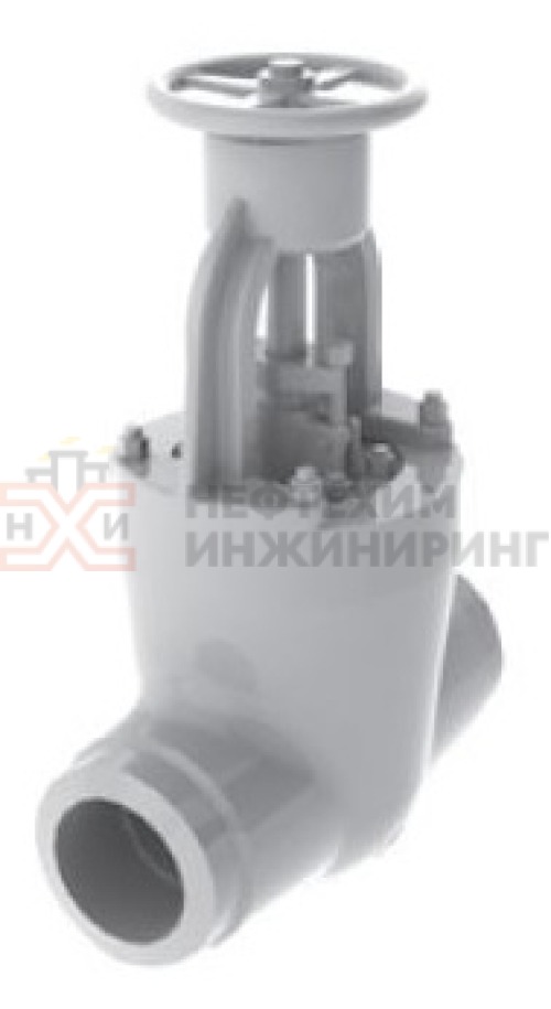 Задвижка запорная под приварку ручная 963-300-ГИ DN 300 PN 25,0 МПа Т545 °С, корпус ст. 15Х1М1Ф