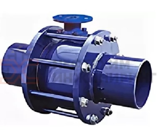 Кран шаровой разборный проходной полнопроходной под приварку под электропривод КШ-Р.П.ПП.П.ЭП.НХИ.025.040.02.ХЛ1 DN 25 PN 4,0 МПа, корпус ст. 09Г2С, класс герметичности «А» по ГОСТ 9544-2015