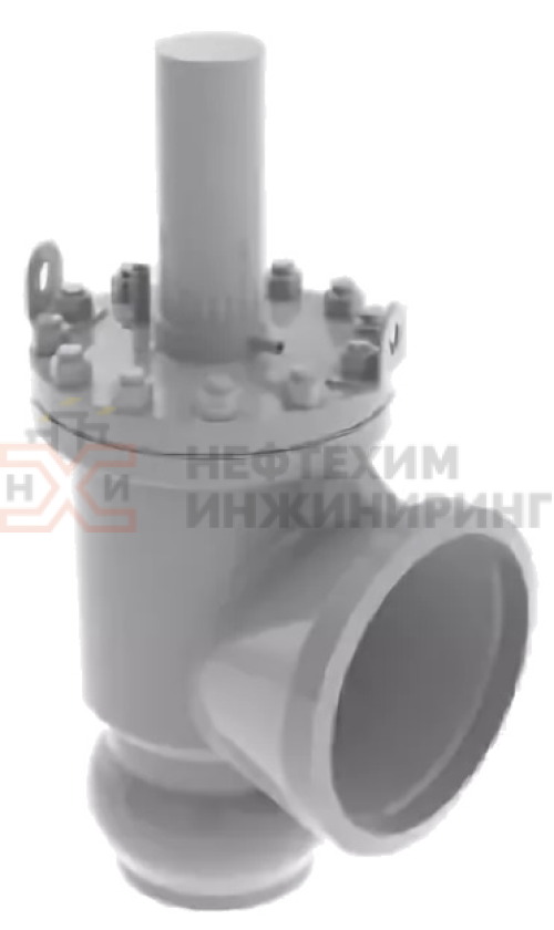 Клапан предохранительный под приварку 7с-8-3 DN 250 PN 4,5 МПа Т450 °С, корпус ст. 25Л