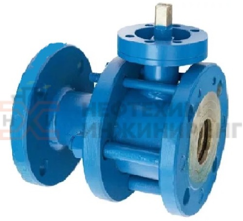 Кран шаровой разборный проходной полнопроходной фланцевый под электропривод КШ-Р.П.ПП.Ф.ЭП.НХИ.200.100.02.ХЛ1 DN 200 PN 10,0 МПа, корпус ст. 09Г2С, класс герметичности «А» по ГОСТ 9544-2015