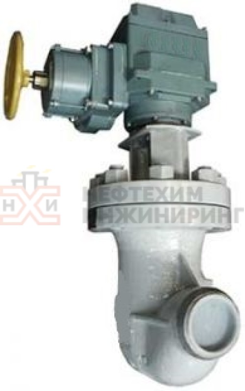 Клапан регулирующий под приварку с электроприводом (МЭОФ-250/25-0,25У-99К) Т-35бэ DN 100 PN 10,0 МПа Т300 °С , корпус ст. 25Л