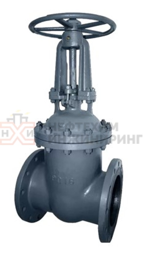 Задвижка клиновая литая с выдвижным шпинделем фланцевая ручная 30с41нж DN 200 PN 1,6 МПа У1, корпус ст. 20Л, класс герметичности «А» по ГОСТ 9544-2015