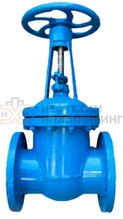 Задвижка клиновая штампосварная с выдвижным шпинделем фланцевая ручная 30нж65нж DN 100 PN 2,5 МПа УХЛ1, корпус ст. 12Х18Н10Т, класс герметичности «В» по ГОСТ 9544-2015