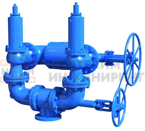 Блок предохранительных клапанов БПУ 100-40 УХЛ1 50нж11нж